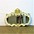 Rococo Wall Mirror, Ivory and Gold