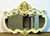 Rococo Wall Mirror, Ivory and Gold
