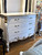 ROCOCO WHITE AND GOLD DRESSER NOT INCLUDED ON THIS SET