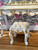 Rococo Bedroom Set, 5 Piece Antique white And Gold