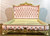 Rococo Bed,  Light Ivory And Gold
