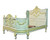 Chateau De Versailles Bed, French Blue And Ivory