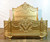 Chateau De Versailles Bedroom Set 3 piece, Gold Leaf