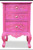 PINK ROCOCO BED STAND
