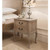 Provincial Luxury Carved Bedroom Set, Reclaimed Whitewash