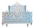 CHATEAU DE VERSAILLES BED FRAME BLUE AND WHITE
