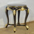 Louis XVI Side Table, Black and Gold