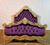 BAROQUE BED GOLD AND PURPLE