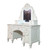 Chateau De Versailles Vanity Table Set, White