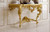 French Gold Console Table and Mirror