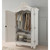 HENRIETTE ARMOIRE, ANTIQUE WHITE