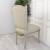 GREY AND GOLD LOUIS XVI DINING CHAIR