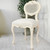 Marie Antoinette Rattan Heart Chair, Ivory