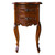 FRENCH MAHOGANY BEDSIDE TABLE