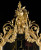 Antique Giltwood Louis XV Style Cherub Mirror