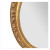 French Oval Gilt Mirror Louis XVI Style