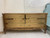 Gold leaf distressed 6 drawer dresser