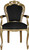 GOLDEN PARIS BAROQUE DINING SET, GOLD AND BLACK