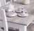 FARMHOUSE COUNTRY DINING SET, WHITEWASH NATURAL