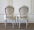 Louis XVI Bow Upholstered Dining Chair Set