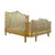 Sophia Rattan Bed, Gold Gilt Sophia Rattan Bed, Gold Gilt