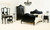 MARGUERITE BEDROOM SET II, BLACK