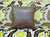 Brown Snakeskin Pillow, Faux Leather