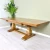 PARQUET INLAY EXTENDED DINING TABLE LARGE SEATS 8-14