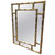 BAMBOO MIRROR ANTIQUE GOLD