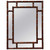 MAHOGANY BAMBOO MIRROR