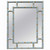 BLUE AND GOLD BAMBOO MIRROR