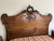 ALASKAN KING LOUIS XV WALNUT WOOD BEDROOM SET