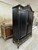 ROCOCO ARMOIRE, MAHOGANY AND GOLD