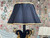 NAVY AND GOLD FLOOR LAMP Baroque style