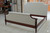 ST. GEORGES UPHOLSTERED BED FRAME WALNUT