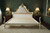 VERSAILLES LOUIS XV PLATFORM BED, CREAM AND GOLD LEAF