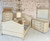 COASTAL BEDROOM SET DISTRESSED ANTIQUE CREAM