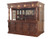 DARK MAHOGANY CANOPY PUB BAR FOR HOME