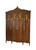 Tigerwood veneer and gold ARMOIRE