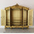 INSIDE WIDE FRENCH ARMOIRE ANTIQUE GOLD