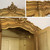 ROD HANGING AREA INSIDE WIDE FRENCH ARMOIRE ANTIQUE GOLD