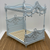 CHATEAU DE VERSAILLES ROYAL CANOPY BED LIGHT GREEN AND GOLD