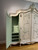 Marie Antoinette Armoire Light Green and Gold