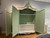 Marie Antoinette Armoire Aqua Marine and Silver
