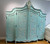 AQUA MARINE AND SILVER ARMOIRE WIDE