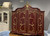 RED WINE AND GOLD FRENCH WIDE ARMOIRE