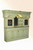 The Regal Victorian Home Bar with Marble Top Green and Gold