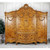 Thuya burl veneer and gold WIDE FRENCH ARMOIRE