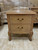 LILLE RUSTIC WEATHERED BEDROOM SET WITH LOW FOOTBOARD