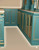 TRADITIONAL ITALIAN HOME PUB BAR, Turquoise and Gold